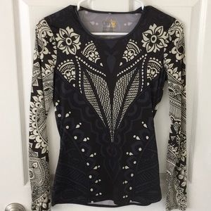 Yellowman running/sports long sleeve shirt